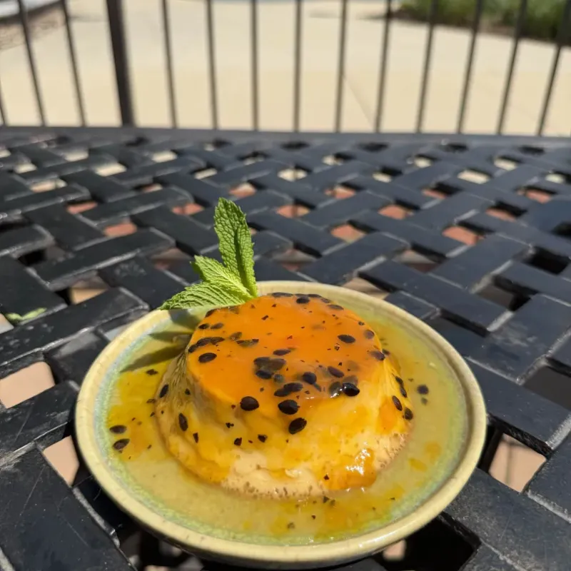Passion Fruit Flan (Dessert)
